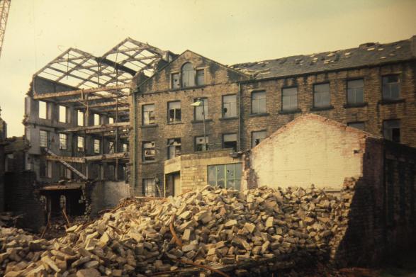 Starkey's Factory during demolition